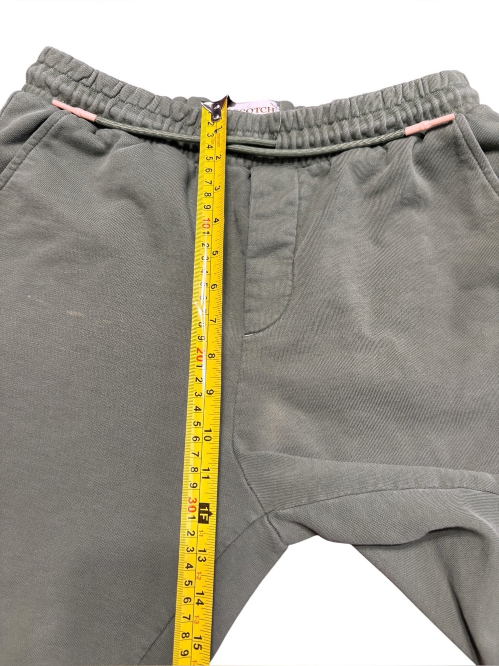 SCOTCH and SODA Organic Cotton Sweat Shorts Sage Green 165951 Men's M - Picture 7 of 13